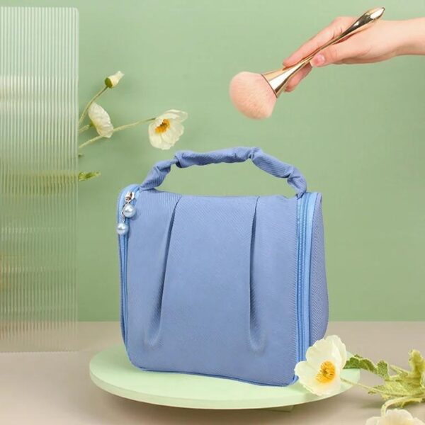 Chic Women’s Polyester Hand Bag –Blue, 1 Pc